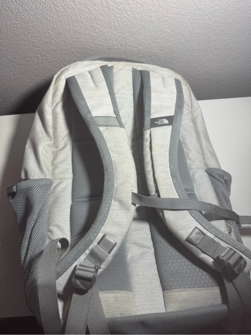 The North Face Jester Backpack in Off-White/Light Gray
